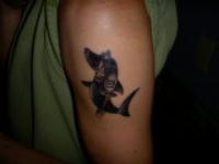 2thhoover 1st tattoo its "sharky"
